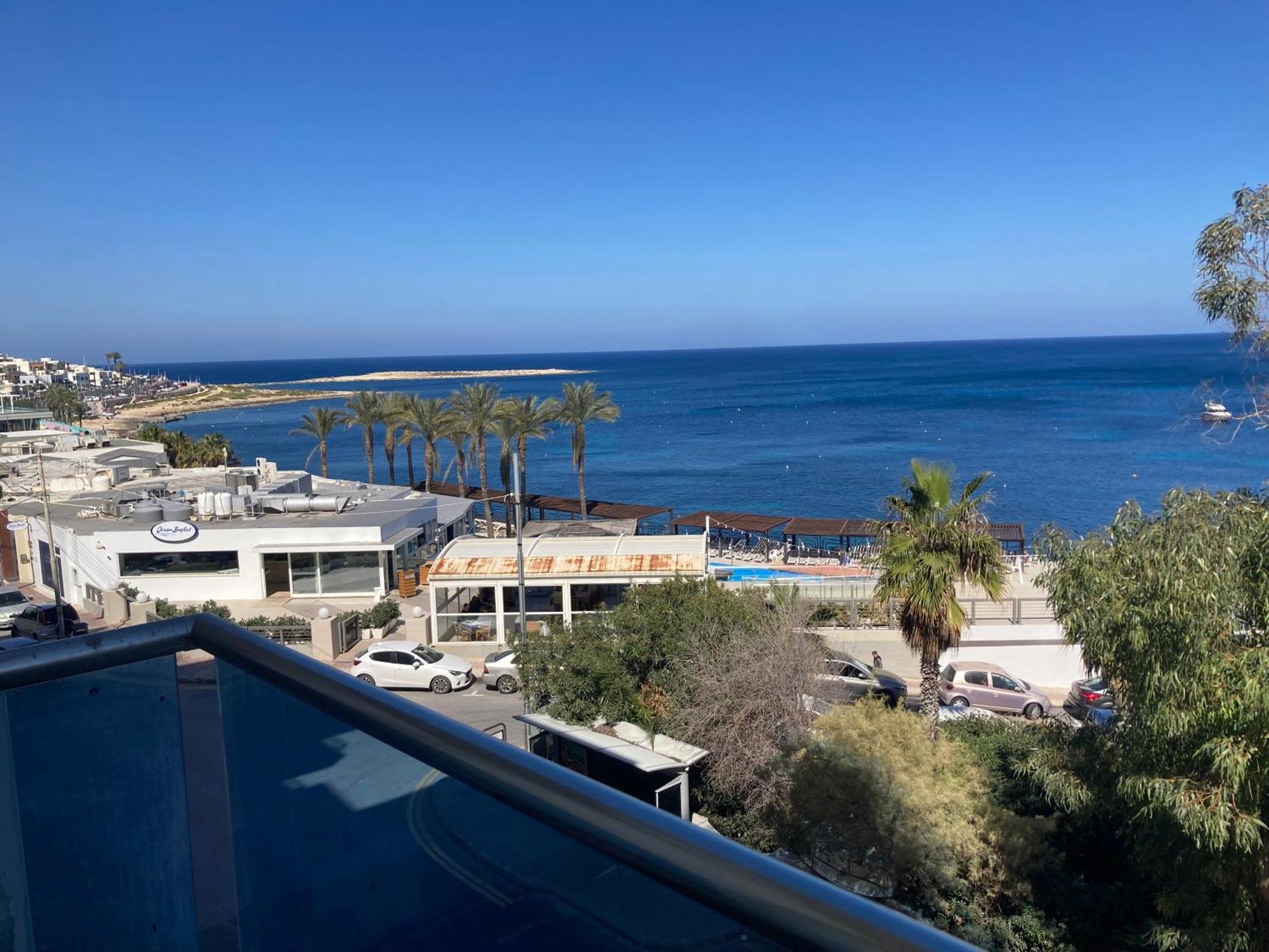 Sunrise Bay Apartments - Frontline Sea Views San Pawl il-Baħar Eksteriør billede