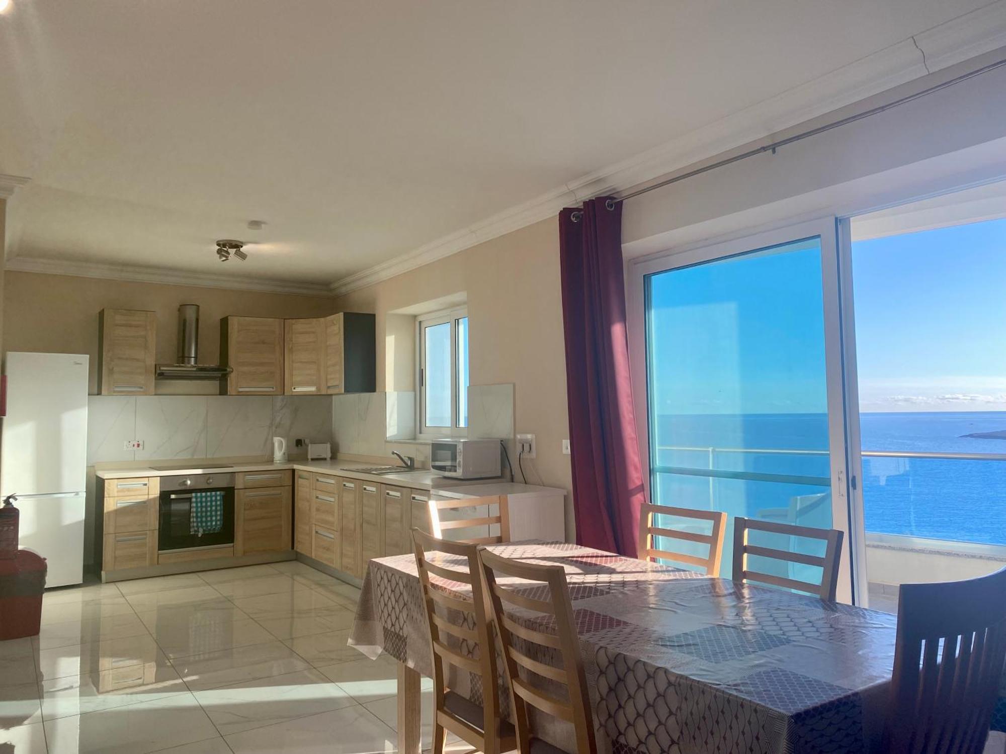 Sunrise Bay Apartments - Frontline Sea Views San Pawl il-Baħar Eksteriør billede